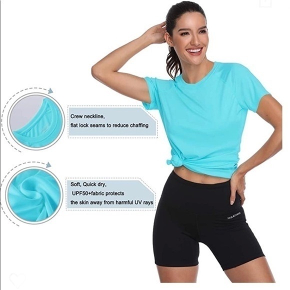 UPF 50+ sun protective workout top. - Picture 5 of 6